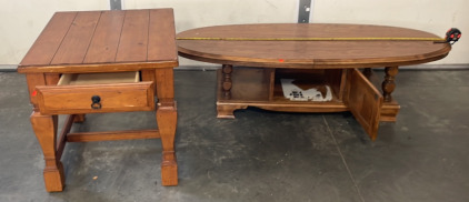 Wooden Coffee Table & Wooden End Table BBFN