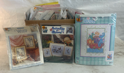 Box Of (20+) Cross Stitch Patterns