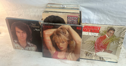 Box Of (20+) Vintage Vinyl Records