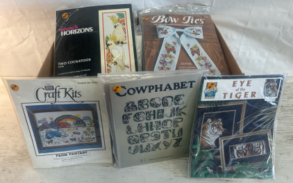 Box Of (20+) Cross Stitch Patterns