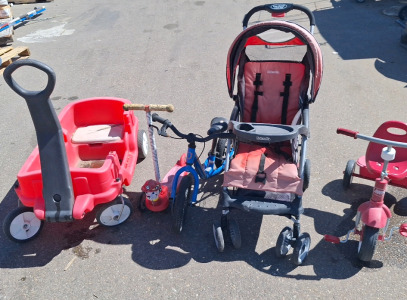 Kids wagon, Scooter, Stroller & Bike