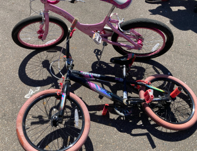 (2) Girls Bikes One Medium & One Smaller