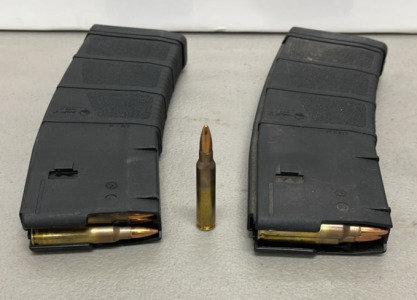 (2) Full Magazines Of 5.56 Ammunition Cartridges