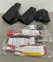 Pistol Accessoriesâ€¦ (2) Carbon Fiber Hip Holsters, (1) Falco Leather Hip Holster (4) Gun Locks