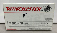 (40) Rounds Of Winchester 7.62 x 51mm 149 Grain M80 FMJ Ammunition Cartridges - 3