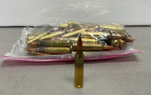 (50) Rounds Of 5.56 Ammunition Cartridges