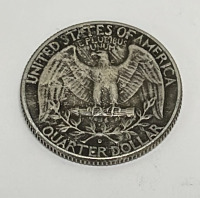 (2) Silver Washington Quarters Dated 1964 - 4