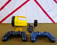 (2) Sony Dual Shock Controllers & More