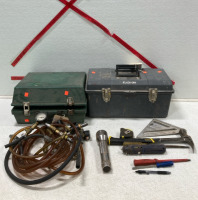 An Assortment Of Tools (2) Tool Boxes & More