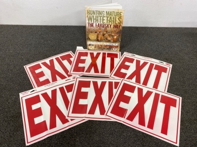 Hunting Book And (6) Exit Signs