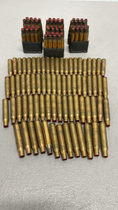 (120) Rounds Of 30-06 Special Purpose Training Rounds And 7 M-1 Cartridges