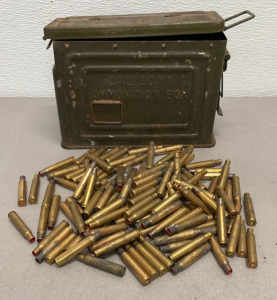 (120) Rounds Of 30-06 Special Purpose Training Rounds And One Metal Ammunition Can