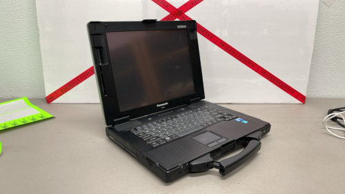 Panasonic CF-52 Toughbook W/ Intel Core VPRO Processor W/ The Hard Drive Removed #DFQX3A14XA