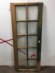 Wood Glass Pane Door