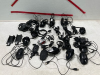 Assortment Of Computers Wires & Mice