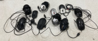 Assortment Of Computers Wires & Mice - 2