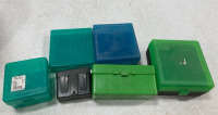 (2) Reloading Trays & An Assortment Of Ammo Cases - 5