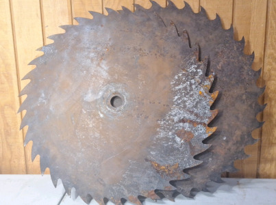 Pair of Vintage Saw Blades