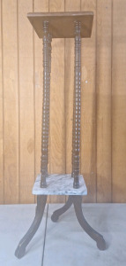Marble & Wooden Stand