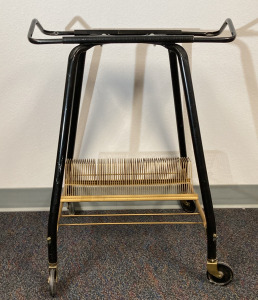 Record Stand W/ Wheels