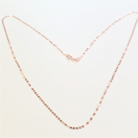 $350 18K Rose Gold 16" Necklace