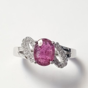 $200 Silver Ruby Ring