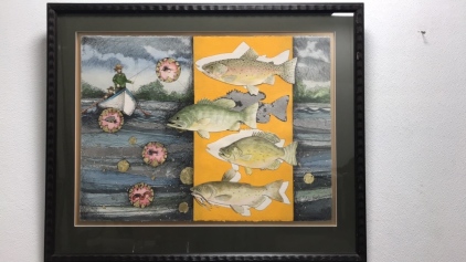 1 Handmade Picture of Idaho fish