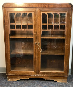 Antique Deco Glass Cabinet