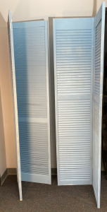 Vintage Baby Blue Shutters (2)