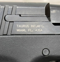 Taurus Model PT 145 .45 ACP Caliber, Semi Automatic Pistol W/ Broken Locking Pin - 8