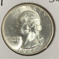 1947-S MS67 Gem Silver Washington Quarter - 3