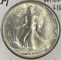 1946-S MS65 Gem Walking Liberty Silver Half Dollar - 3