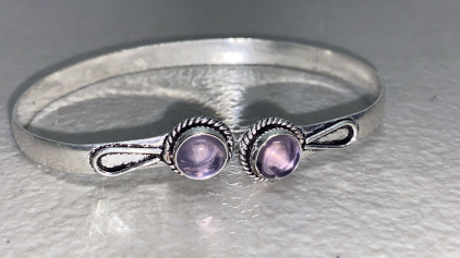 (1) Amethyst Cuff Bracelet