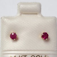 $200 14K Ruby Earrings