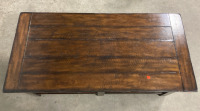 Dark Wood Coffe Table L26â€xW54â€xH18â€ - 5