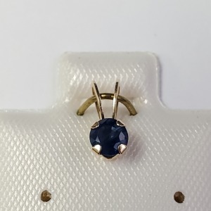 $120 10K Sapphire Pendant