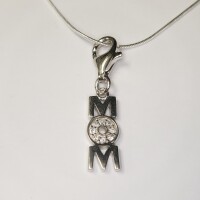 $160 Silver Cz 19" Necklace