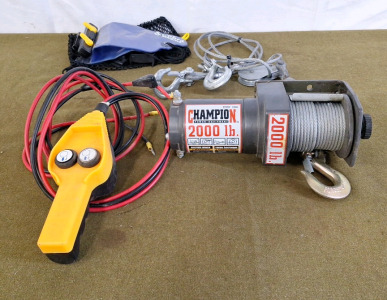 (1) Champion 2000Lb Electric Winch, Model C20049