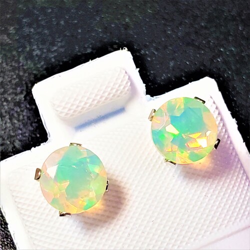 $400 10K Opal(1ct) Earrings