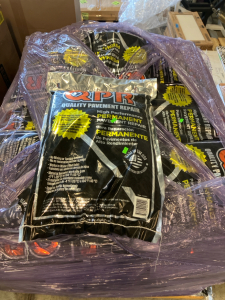 Pallet of QPR (Quality Pavement Repair)