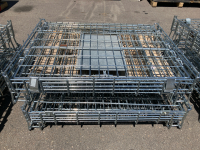 (2) Industrial Metal Crates