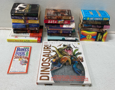 Assortment Of Books Including The Lord Of The Rings The Two Towers, Hell Yeah, Undying & Much More
