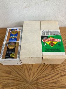 (3) Boxes of Assorted Sports Cards
