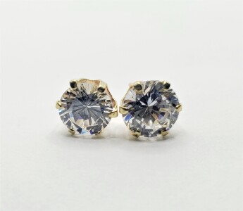 $240 10K CZ Earrings