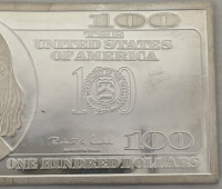 $100 Mint Pressed 1996 Federal Reserve Note - 3