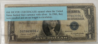1935 Old Silver Certificate