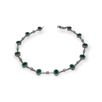 $9,345 Value, 14K Emerald & Diamond Bracelet