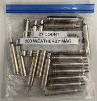 Reloading Brass!- (57) Rnds 375 H&H Mag, (21) Rnds 300 Weatherby Mag, & (17) Rnds 300 REM. Ultra Mag - 2