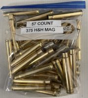 Reloading Brass!- (57) Rnds 375 H&H Mag, (21) Rnds 300 Weatherby Mag, & (17) Rnds 300 REM. Ultra Mag - 4