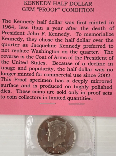 Kennedy Half Dollar Gem “Proof” Condition